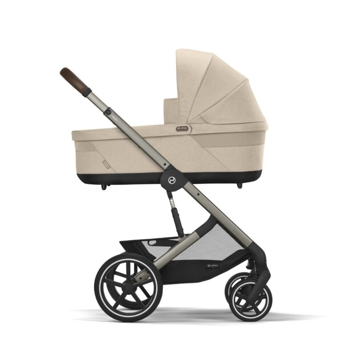 Cybex Balios S Lux Stroller - Taupe Frame / Almond Beige on Luna Baby Store Miami