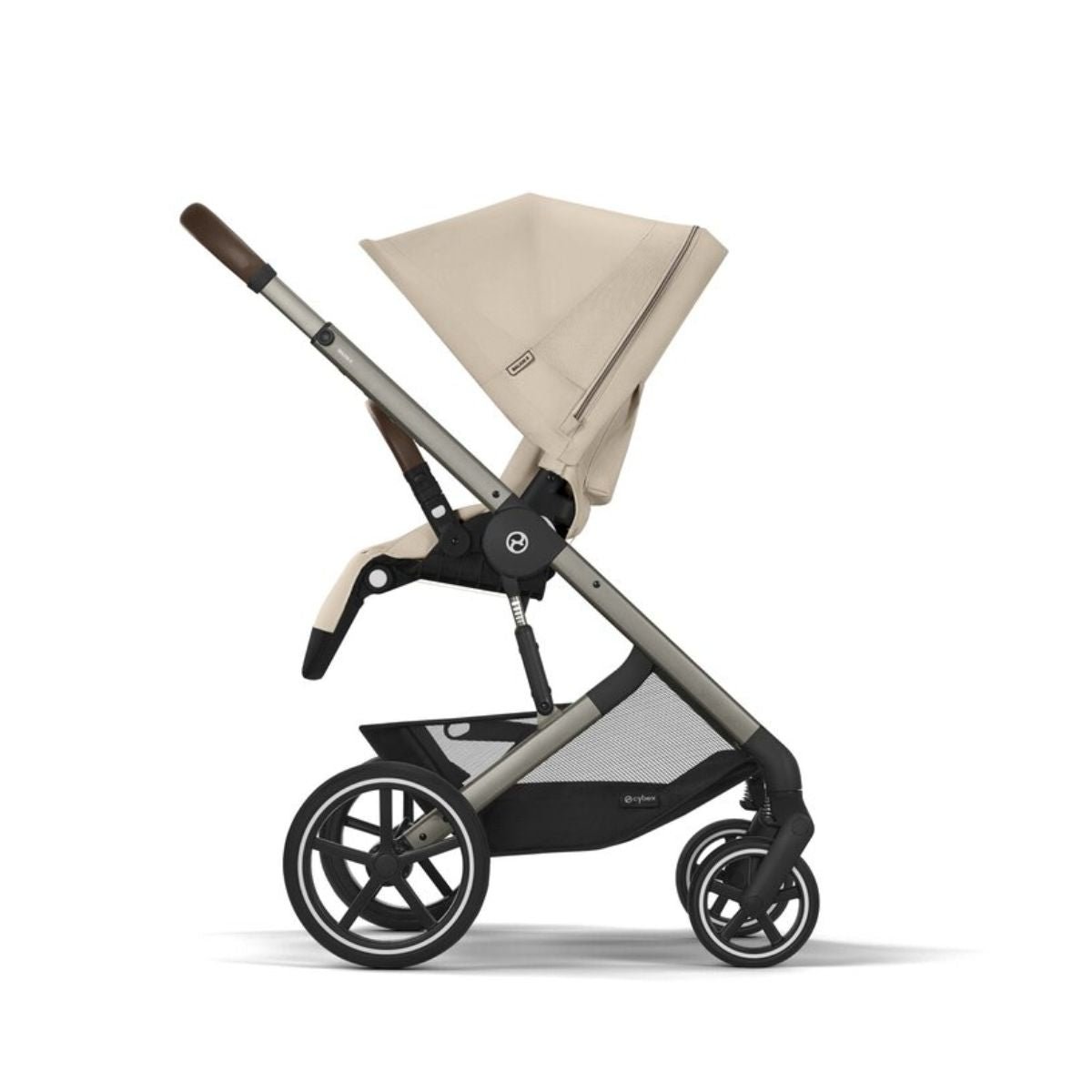 Cybex Balios S Lux Stroller - Taupe Frame / Almond Beige on Luna Baby Store Miami