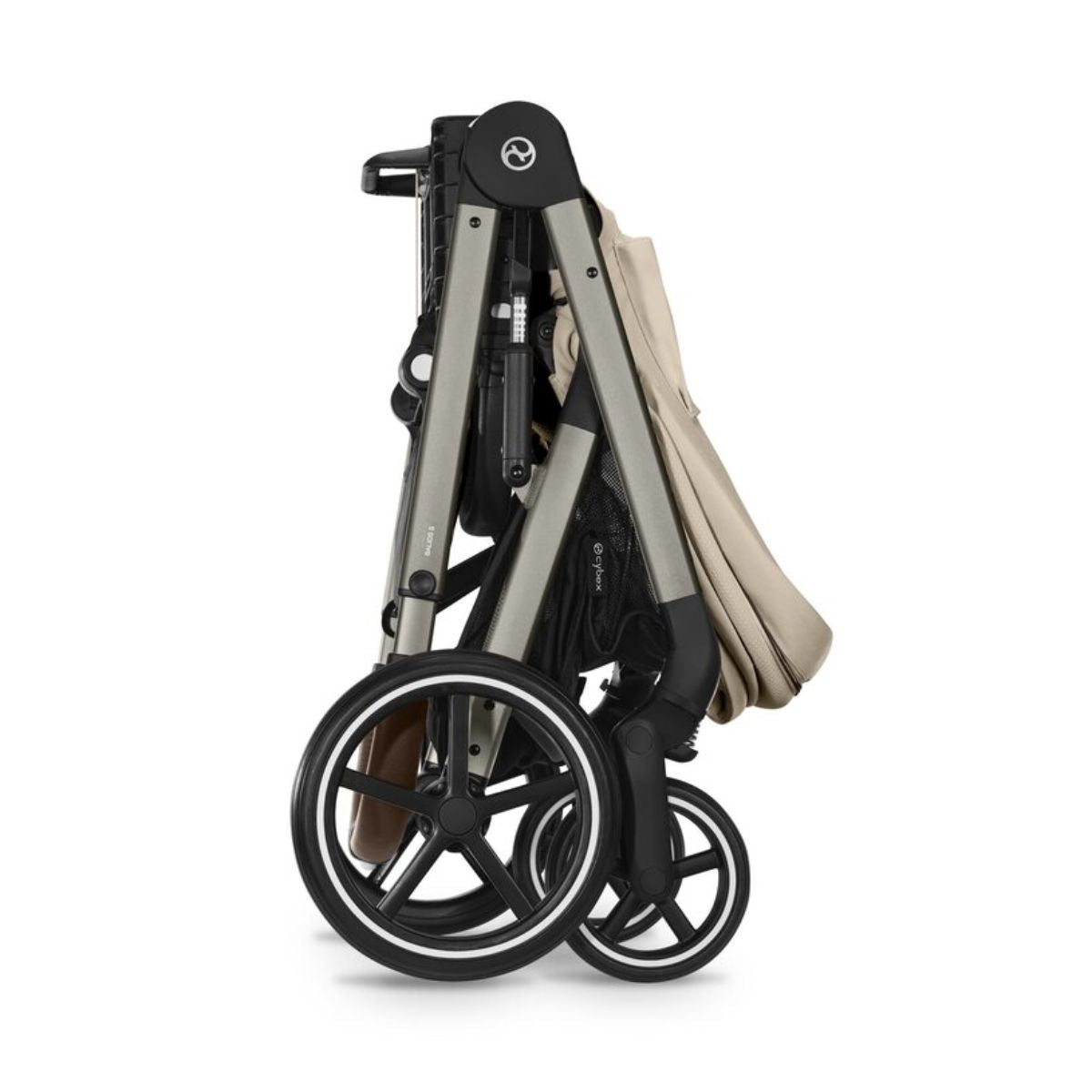 Cybex Balios S Lux Stroller - Taupe Frame / Almond Beige