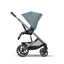 Cybex Balios S Lux Stroller - Taupe Frame / Stormy Blue on Luna Baby Store Miami