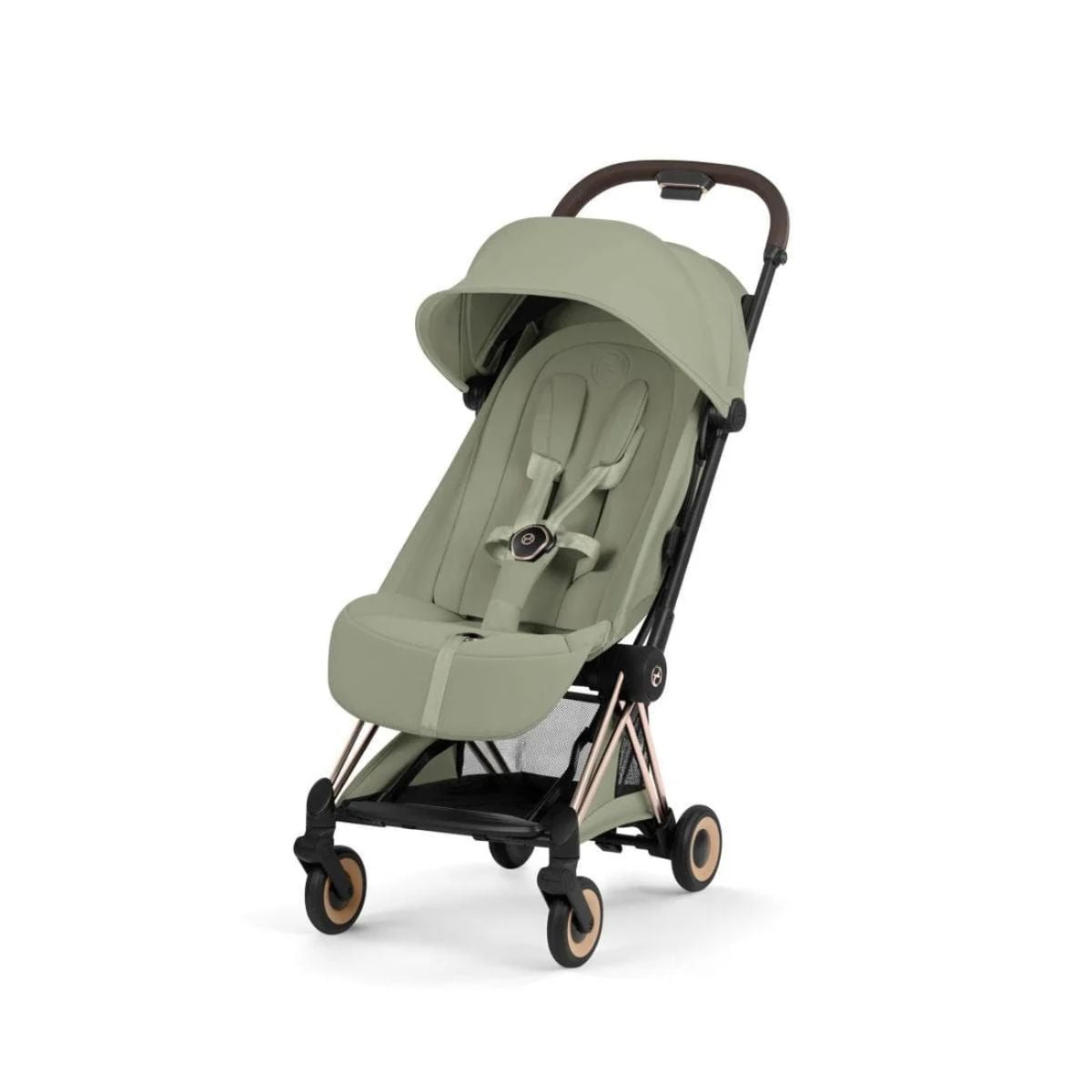 Cybex Coya Stroller (2026) - Style Collection - Rose Gold Frame / Sage Green Lux Seat