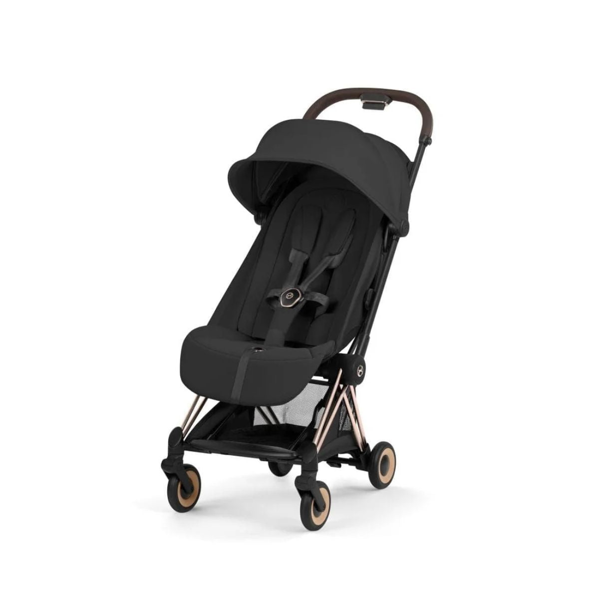 Cybex Coya Stroller (2026) - Style Collection - Rose Gold Frame / Sepia Black Lux Seat