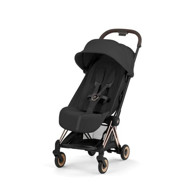 Cybex Coya Stroller (2026) - Style Collection - Rose Gold Frame / Sepia Black Lux Seat