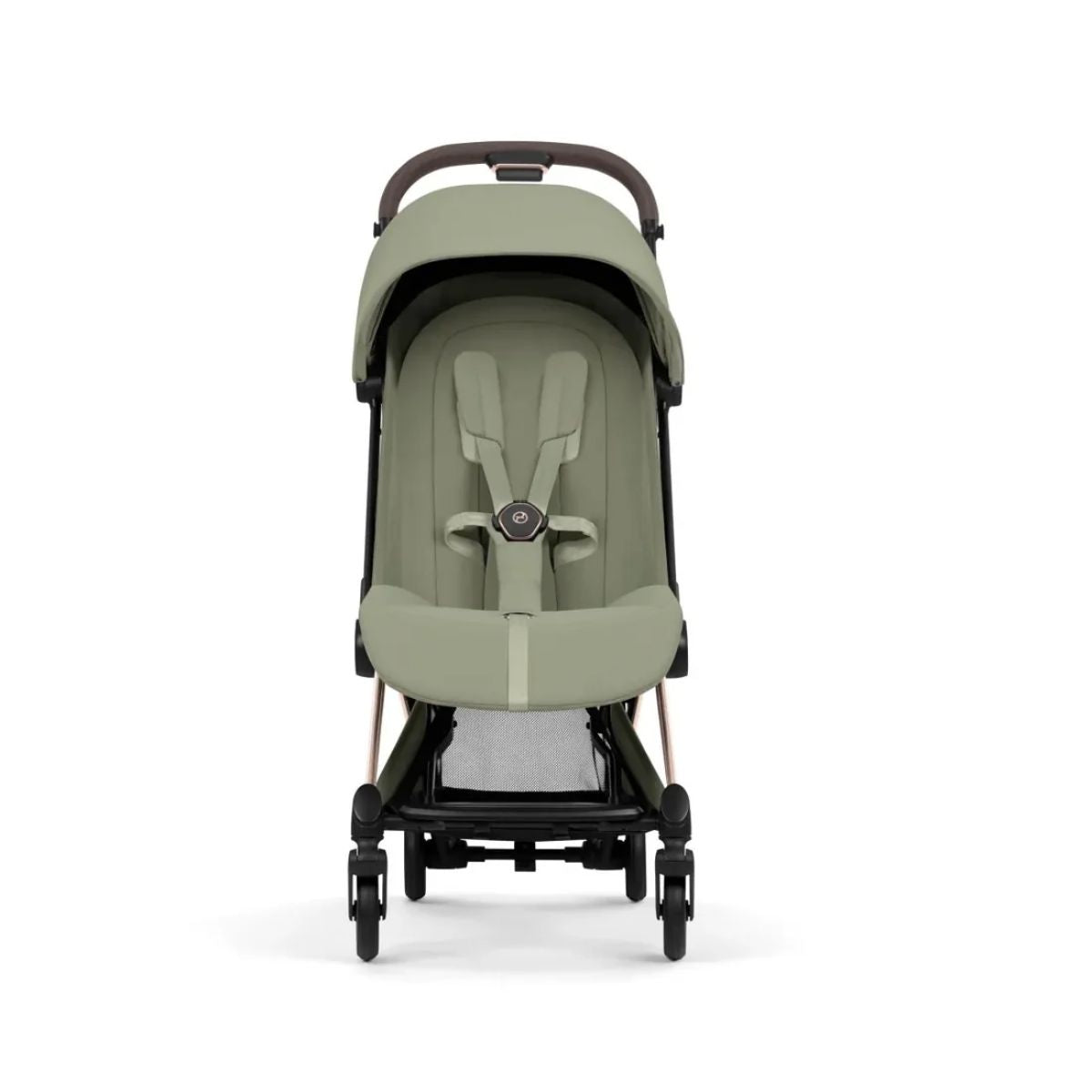 Cybex Coya Stroller (2026) - Style Collection - Rose Gold Frame / Sage Green Lux Seat on Luna Baby Store Miami