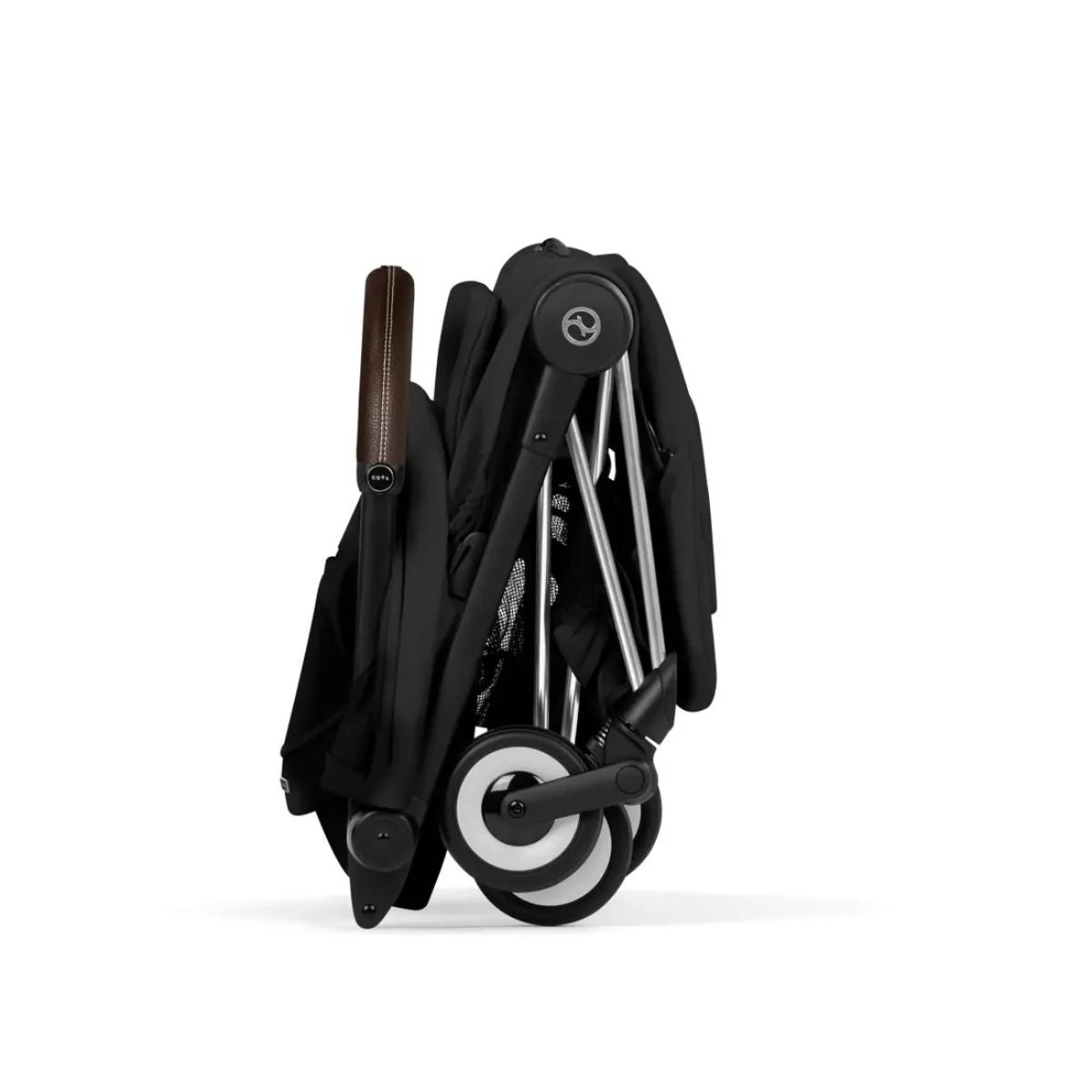 Cybex Coya Stroller (2026) - Style Collection - Chrome Frame / Sepia Black Lux Seat on Luna Baby Store Miami