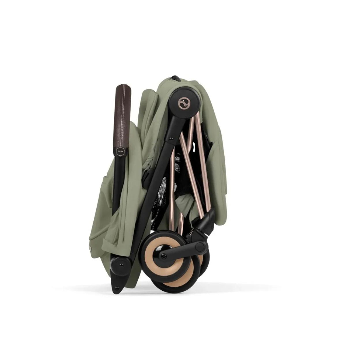 Cybex Coya Stroller (2026) - Style Collection - Rose Gold Frame / Sage Green Lux Seat