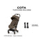 Cybex Coya Stroller (2026) - Style Collection - Rose Gold Frame / Coconut Brown Lux Seat on Luna Baby Store Miami