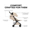 Cybex Coya Stroller (2026) - Style Collection - Matte Black Frame / Cozy Beige Lux Seat on Luna Baby Store Miami