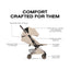 Cybex Coya Stroller (2026) - Style Collection - Rose Gold Frame / Cozy Beige Lux Seat on Luna Baby Store Miami