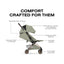 Cybex Coya Stroller (2026) - Style Collection - Rose Gold Frame / Sage Green Lux Seat on Luna Baby Store Miami