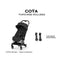 Cybex Coya Stroller (2026) - Style Collection - Chrome Frame / Sepia Black Lux Seat on Luna Baby Store Miami