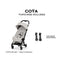 Cybex Coya Stroller (2026) - Style Collection - Matte Black Frame / City Grey Lux Seat on Luna Baby Store Miami