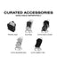 Cybex Coya Stroller (2026) - Style Collection - Rose Gold Frame / Coconut Brown Lux Seat on Luna Baby Store Miami