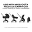 Cybex Coya Stroller (2026) - Style Collection - Chrome Frame / Sepia Black Lux Seat on Luna Baby Store Miami