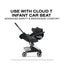 Cybex Coya Stroller (2026) - Style Collection - Chrome Frame / Sepia Black Lux Seat on Luna Baby Store Miami