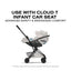 Cybex Coya Stroller (2026) - Style Collection - Matte Black Frame / City Grey Lux Seat on Luna Baby Store Miami