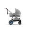 Cybex E - Gazelle S Stroller - Silver Frame/ Stone Grey Seat