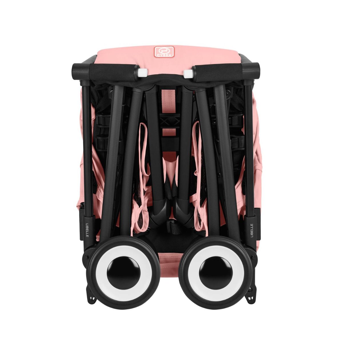 Cybex Libelle Ultra Compact Stroller - Black Frame/Candy Pink on Luna Baby Store Miami