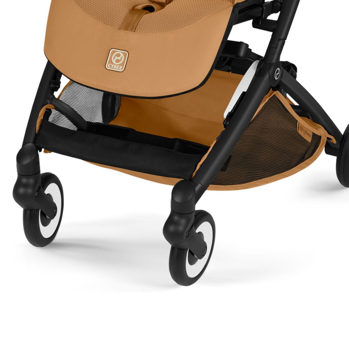 Cybex Libelle Ultra Compact Stroller - Black Frame/Cinnamon Yellow
