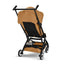 Cybex Libelle Ultra Compact Stroller - Black Frame/Cinnamon Yellow on Luna Baby Store Miami