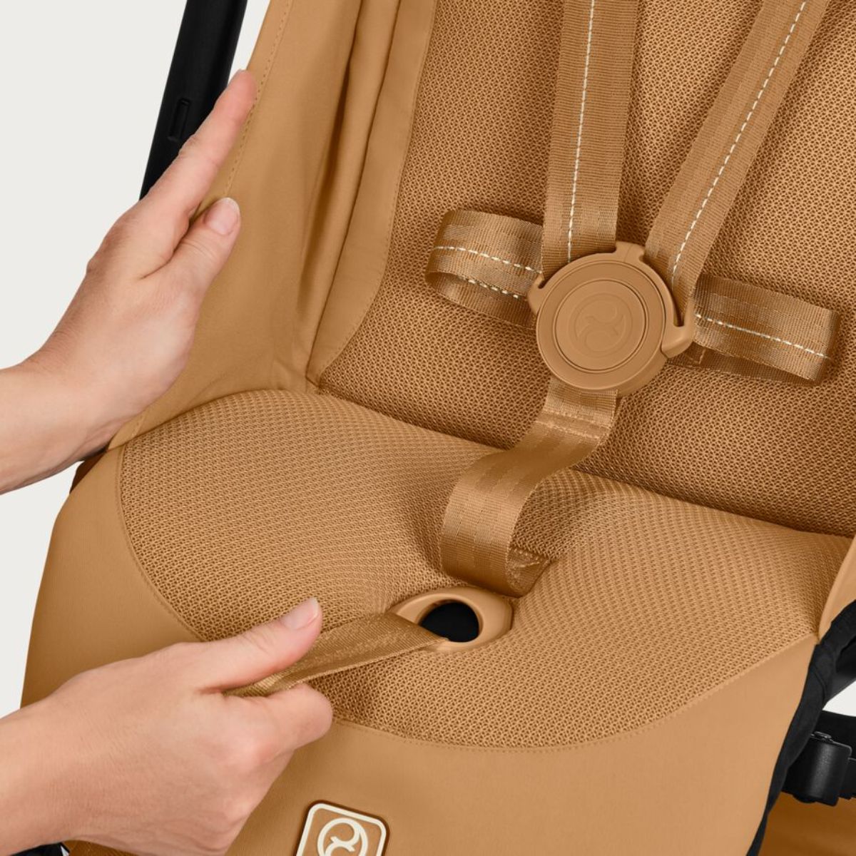 Cybex Libelle Ultra Compact Stroller - Black Frame/Cinnamon Yellow on Luna Baby Store Miami