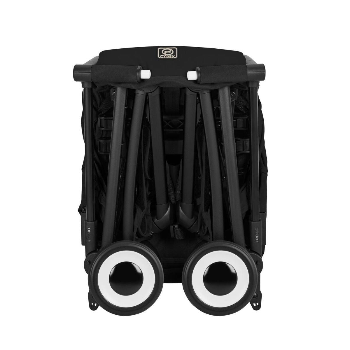 Cybex Libelle Ultra Compact Stroller - Black Frame/Magic Black on Luna Baby Store Miami