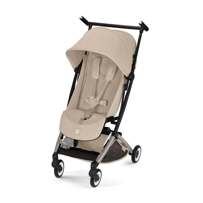 Cybex Libelle Ultra Compact Stroller - Taupe Frame/Almond Beige
