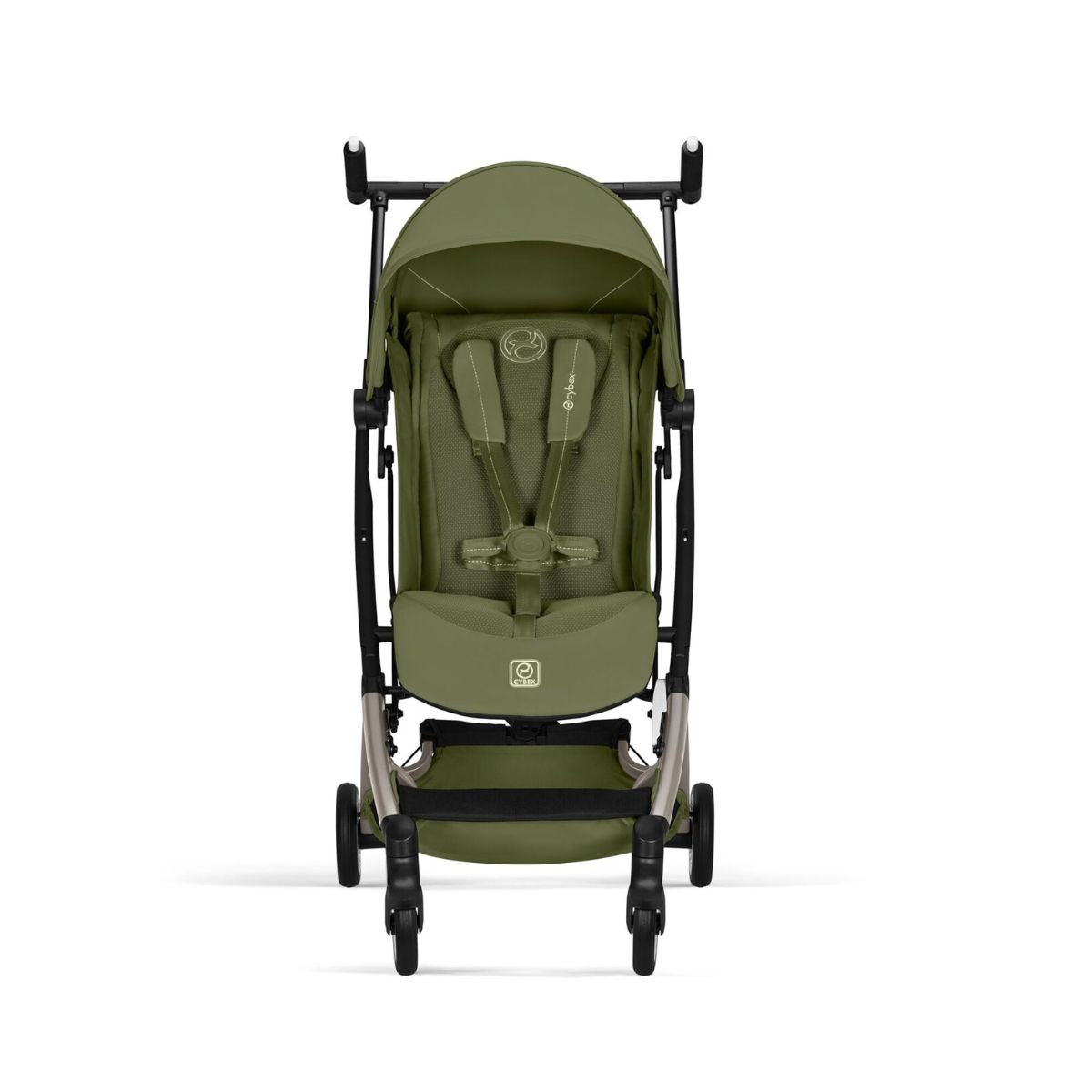 Cybex Libelle Ultra Compact Stroller - Taupe Frame/Moss Green