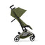 Cybex Libelle Ultra Compact Stroller - Taupe Frame/Moss Green on Luna Baby Store Miami