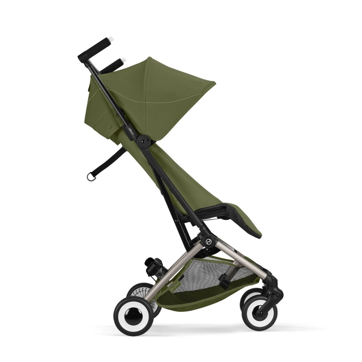 Cybex Libelle Ultra Compact Stroller - Taupe Frame/Moss Green