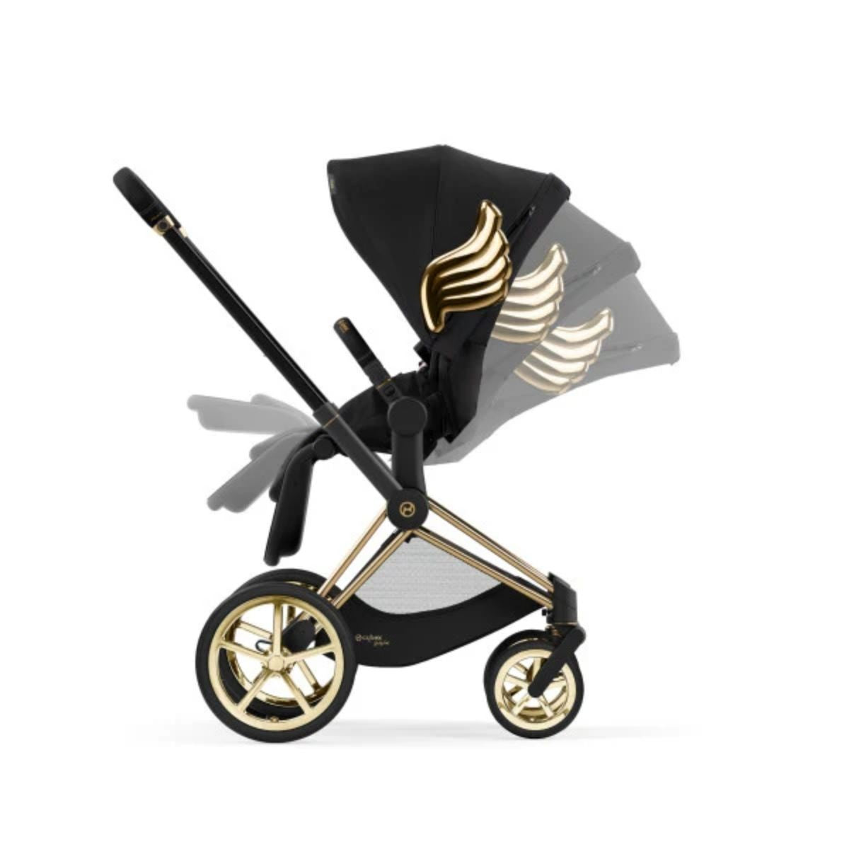 Cybex Priam 4 Stroller - Jeremy Scott Wings - 3 in 1 Travel System