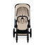 Cybex Priam Stroller (2026) - Matte Black Frame / Cozy Beige Lux Seat on Luna Baby Store Miami