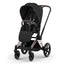 Cybex Priam Stroller (2026) - Rose Gold Frame / Sepia Black Lux Seat on Luna Baby Store Miami