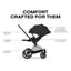 Cybex Priam Stroller (2026) - Rose Gold Frame / Sepia Black Lux Seat on Luna Baby Store Miami