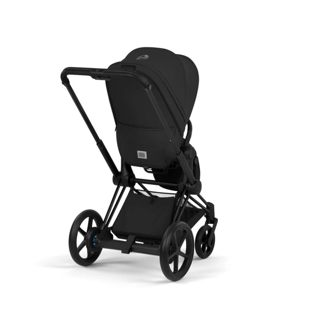 Cybex E-Priam 2 Stroller - Black Frame/Sepia Black Seat Pack on Luna Baby Store Miami