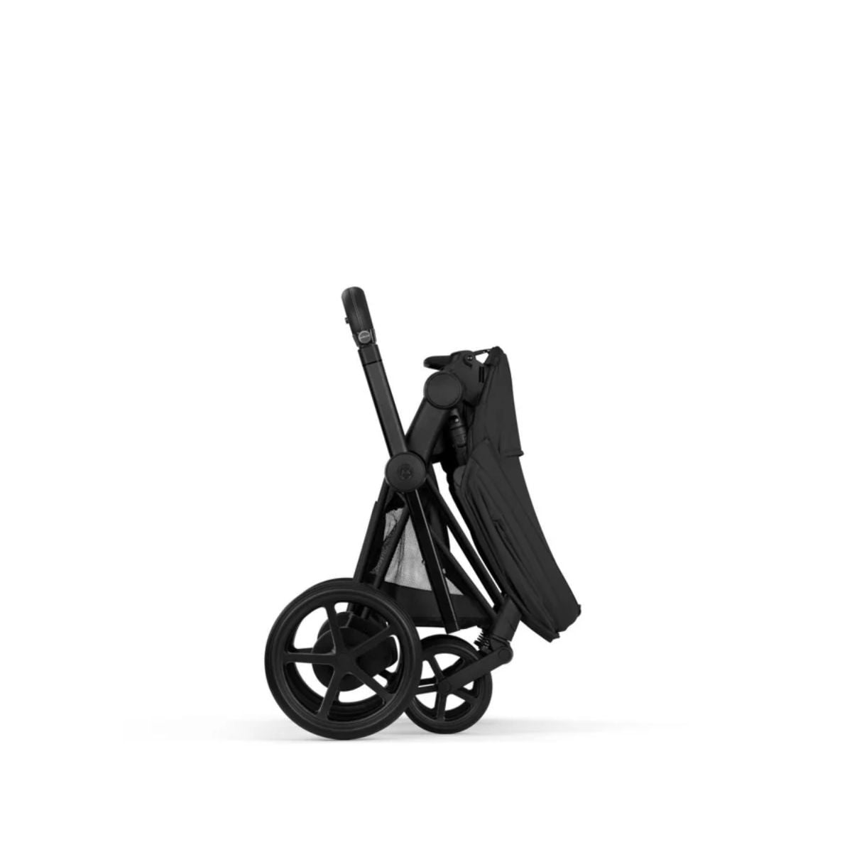 Cybex E-Priam 2 Stroller - Black Frame/Sepia Black Seat Pack