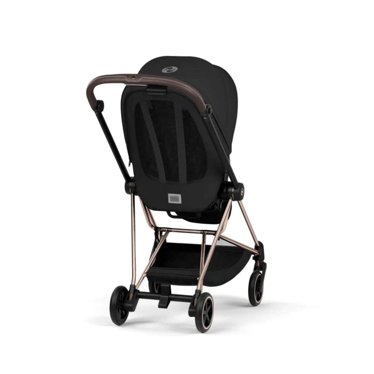 Cybex Mios Stroller - Rose Gold Frame/Sepia Black Lux Seat on Luna Baby Store Miami