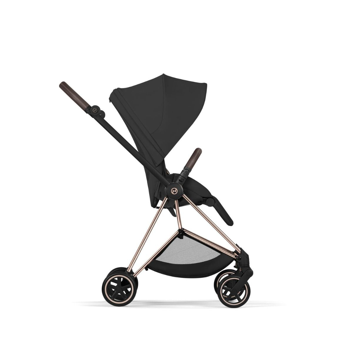 Cybex Mios Stroller - Rose Gold Frame/Sepia Black Lux Seat