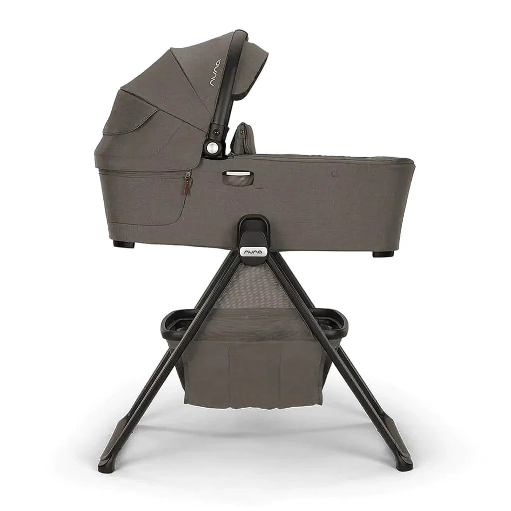 Nuna Demi Next Bassinet + Stand - Granite - Thoughtfully Designed for Parents