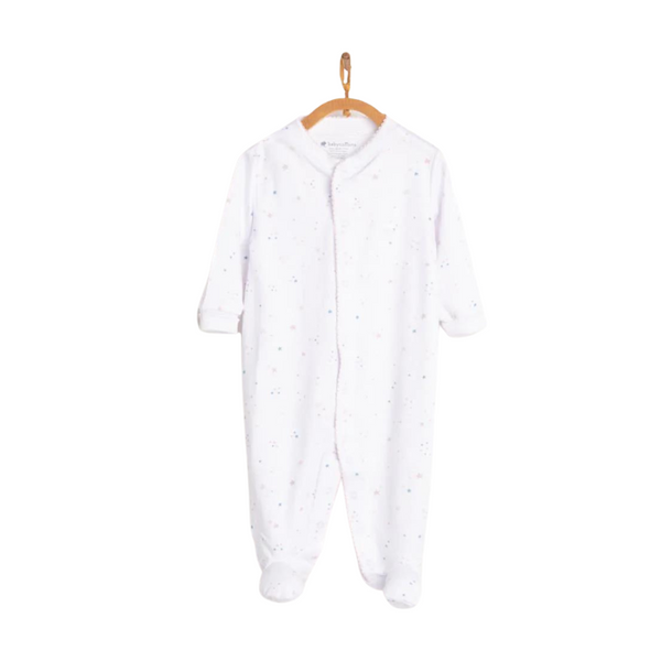 Babycottons Shine Footed Pajama - Pink