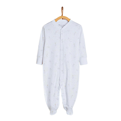 Babycottons Dreams Snaps Footed Pajama - Blue