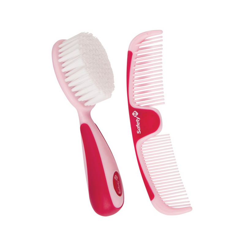 Safety 1st Easy Grip Brush & Comb Pink