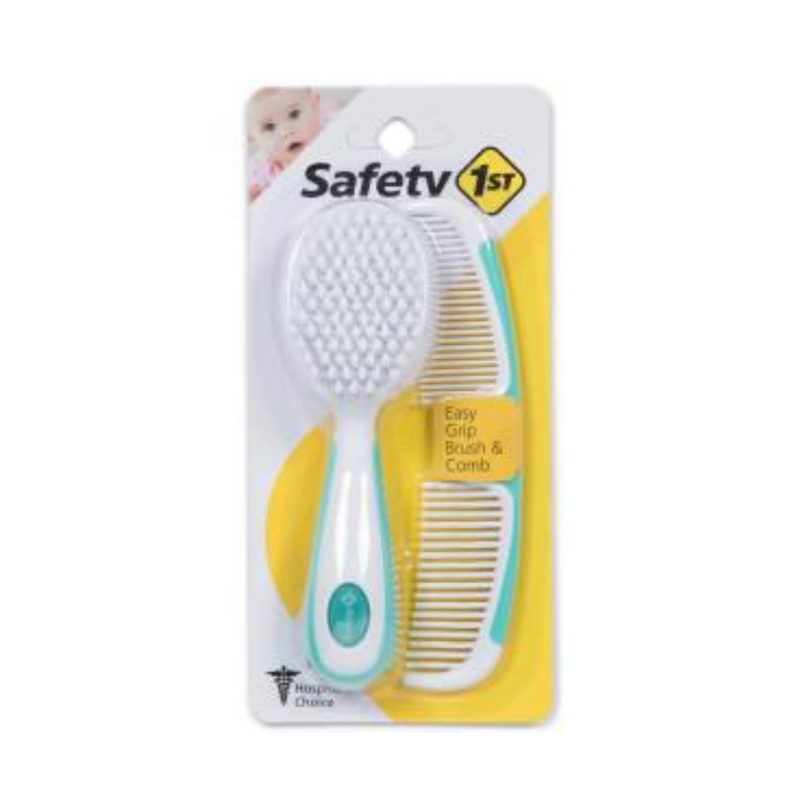 Safety 1st Easy Grip Brush & Comb Blue