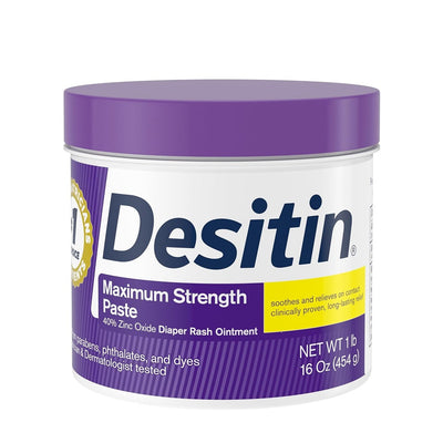 Desitin Maximum Strength Baby Diaper Rash Cream with Zinc Oxide - 16oz