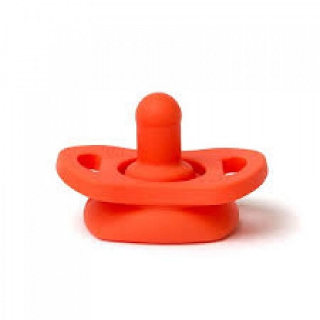 Doddle & Co. The Pop Pacifier - Corally Yours Orange - Safe 100% Silicone