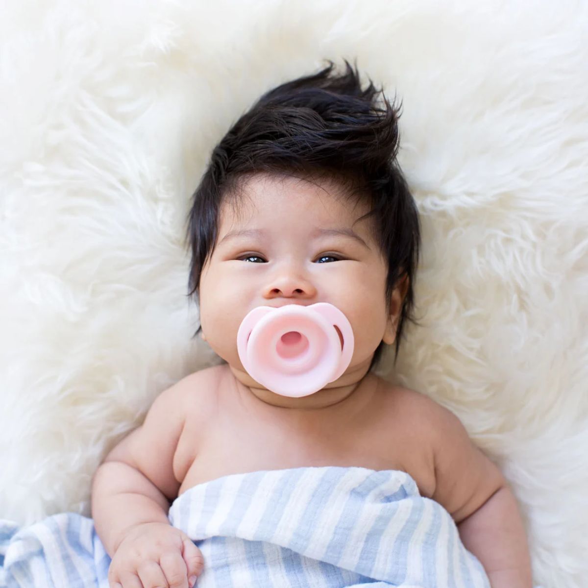 Doddle & Co. The Pop Pacifier - Make Me Blush Pink - Easy to Clean and Use