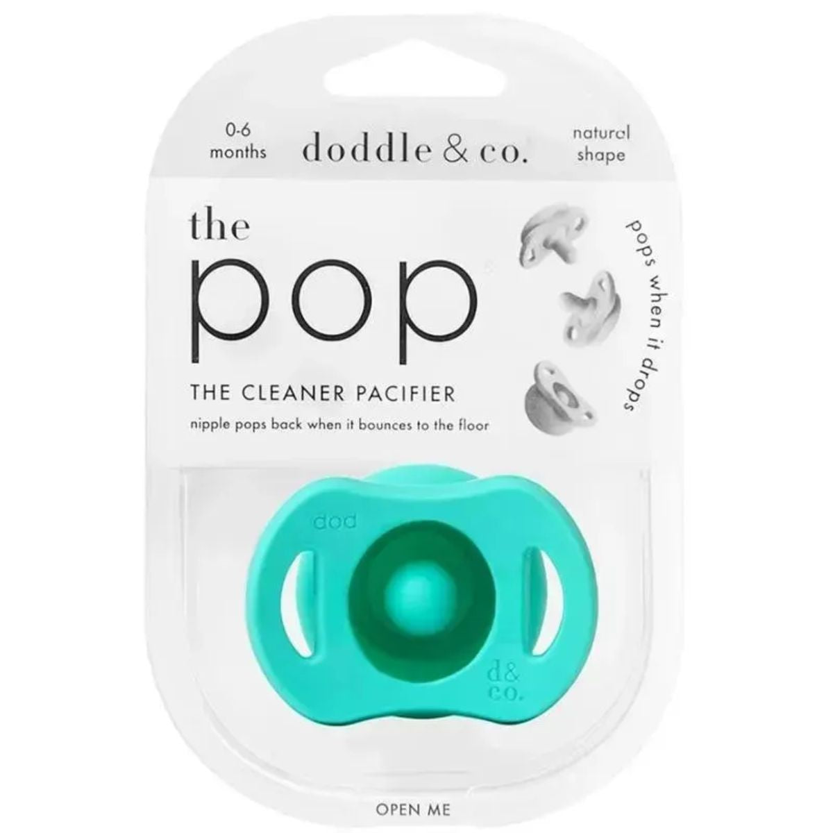 Doddle & Co. The Pop Pacifier - Teal Life Green