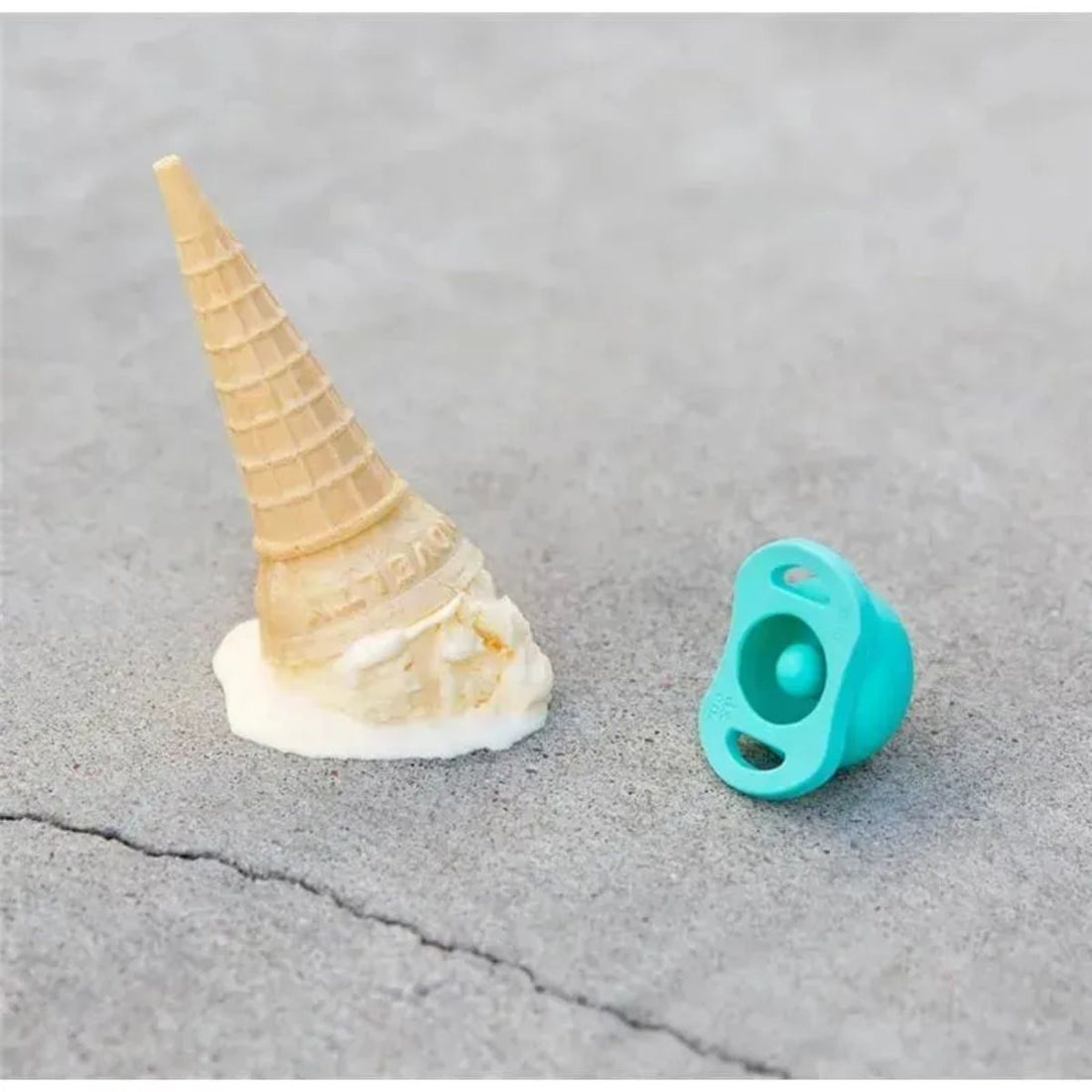 Doddle & Co. The Pop Pacifier - Teal Life Green - Easy to Clean and Use