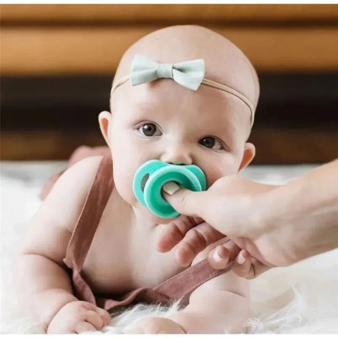 Doddle & Co. The Pop Pacifier - Teal Life Green - Safe 100% Silicone