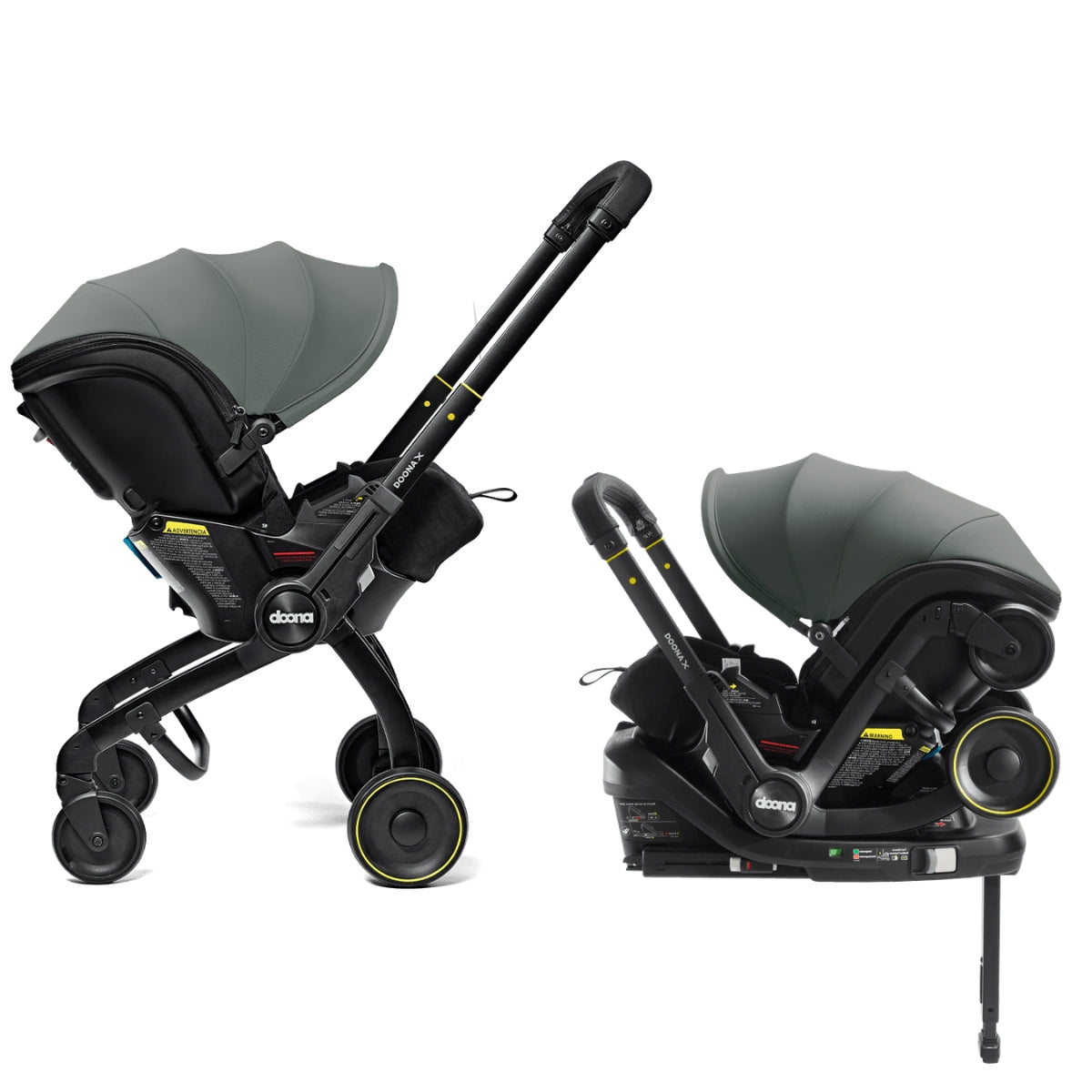 Doona X Car Seat & Stroller Slate Green